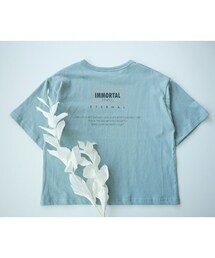 DHOLIC kids | [cupop] バックレタリングワンポケ半袖Tシャツ(Tシャツ/カットソー)