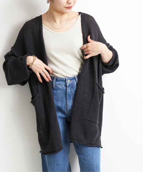⚫︎スローブイエナ⚫︎ テープヤーンニット ロングタイト 試着