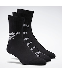 Reebok | クラシックス フォールドオーバー クルー ソックス 3足組 / Classics Fold-Over Crew Socks 3 Pairs(レッグウェア)
