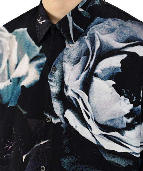 トップス LAD MUSICIAN DECHINE BIG ROSE SHIRT LAD MUSICIAN DECHINE BIG ROSE SHIRT