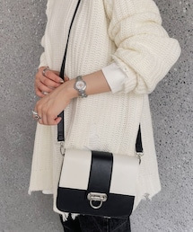 PAGEBOY | 【ポイント20％還元対象】【WEB先行予約】バイカラースクエアショルダー(バッグ)