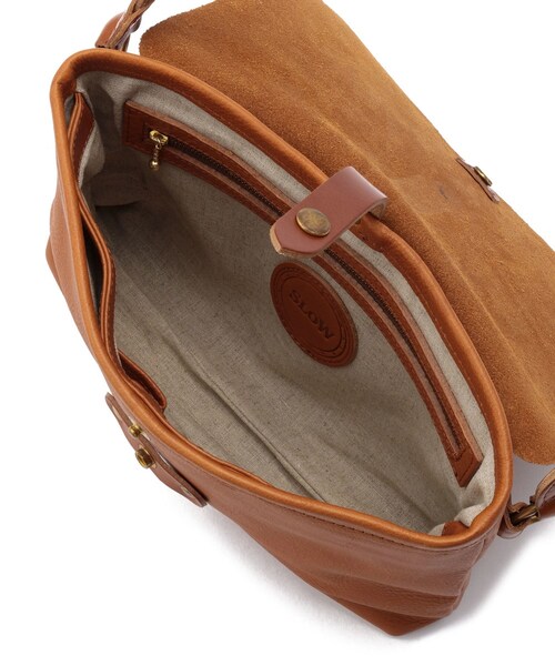 SLOW / スロウ | flap waist bag フラップ ウエスト バッグ | ブラウン | レディース SLOW / スロウ | flap waist bag フラップ ウエスト バッグ ブラウン