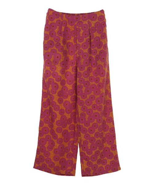 Green　Parks（グリーンパークス）の「アフリカン柄パンツ（パンツ・ピンク/オレンジ/ブラウン/ブルー・F）」の6枚目の写真