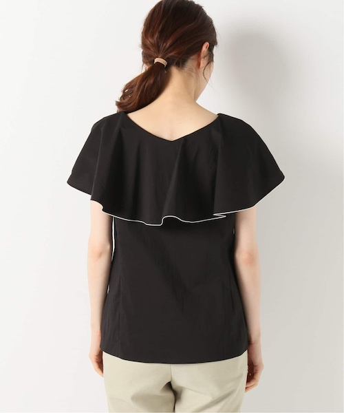 IENA（イエナ）の「コットンナイロンラッフルブラウス（）」 - WEAR