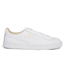 PUMA | Puma White Basket Classic LFS Sneakers - White-white(スニーカー)