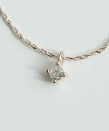 3coins | 爪付ストーンプチペンダントネックレス(ネックレス)