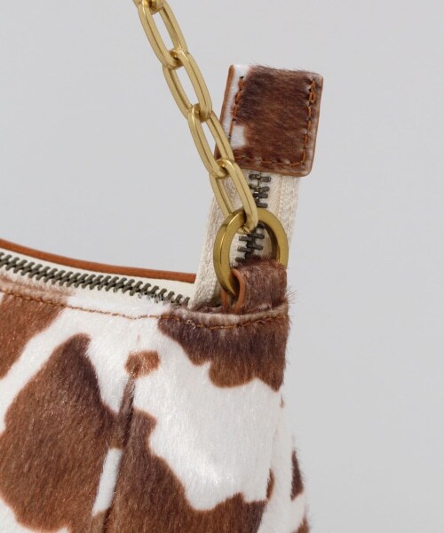 JEANASIS（ジーナシス）の「ムーンバケットバッグ（バッグ・オフホワイト()/ブラック()/カウガラ()）」の13枚目の写真