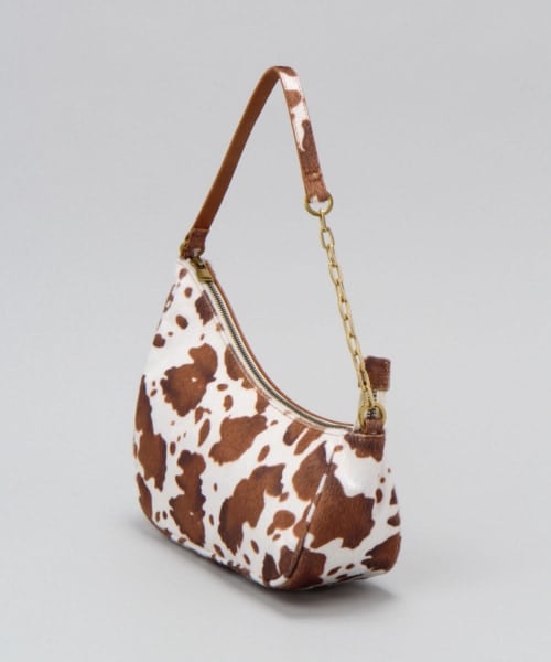 JEANASIS（ジーナシス）の「ムーンバケットバッグ（バッグ・オフホワイト()/ブラック()/カウガラ()）」の10枚目の写真