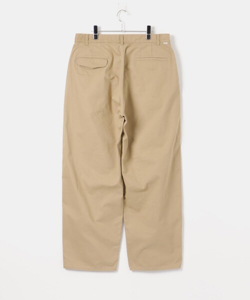 19AW graphpaper  ミリタリークロス２タックパンツ ベージュ Graphpaper（グラフペーパー）の「Graphpaper Military Cloth 2