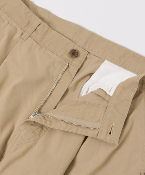 19AW graphpaper  ミリタリークロス２タックパンツ ベージュ Graphpaper（グラフペーパー）の「Graphpaper Military Cloth 2