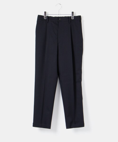 Graphpaper SELVAGE WOOL TAPERED SLACKS Graphpaper Selvage Wool