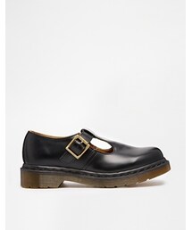 Dr. Martens | Dr Martens Core Polley T-Bar Flat Shoes - Black(シューズ)