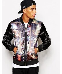 CRIMINAL DAMAGE | Criminal Damage Artist Bomber Jacket - Multi(トップス)