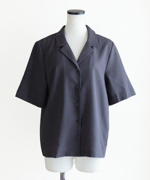 Marient（マリエント）の「シャーロットオープンBL（シャツ/ブラウス・レディース・オレンジ/ブルー/グレー・FREE）」の2枚目の写真