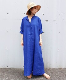 journal standard L'essage（ジャーナルスタンダードレサージュ）の「《追加予約》フレンチリネン スキッパーワンピース◆2（ワンピース/ドレス）」