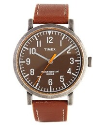 TIMEX | Timex Originals Leather Strap Watch With Stitch Detail T2P507 - Tan(アナログ腕時計)
