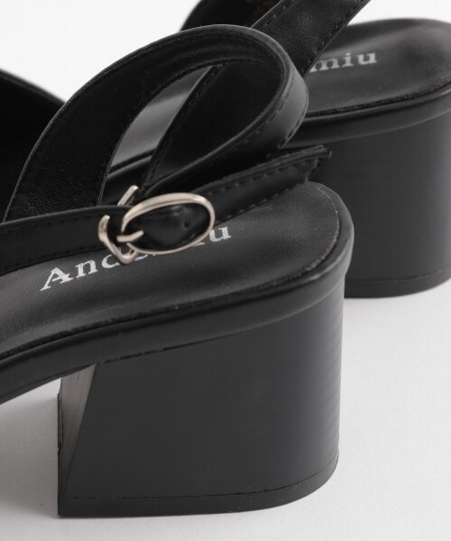 Andemiu（アンデミュウ）の「アシメデザインサンダル（シューズ・パイソン/ブラック/ベージュ）」の14枚目の写真