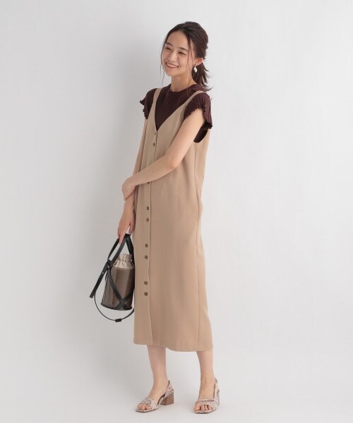 Andemiu（アンデミュウ）の「アシメデザインサンダル（シューズ・パイソン/ブラック/ベージュ）」の4枚目の写真