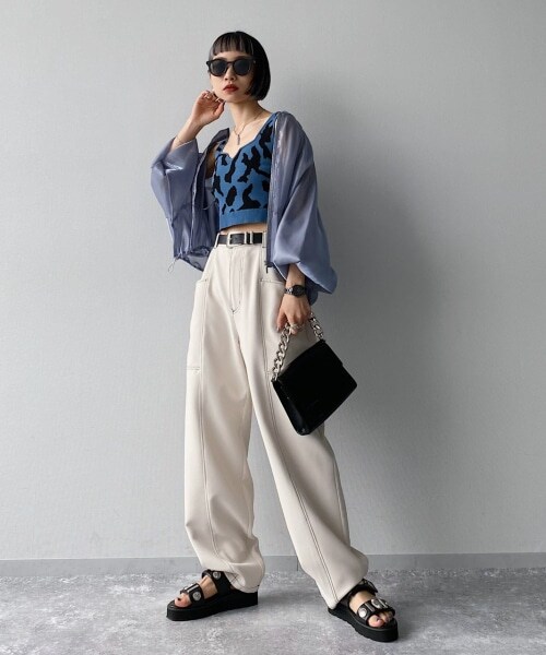 PAGEBOY（ページボーイ）の「カウガラビスチェ【先行予約】（トップス・ブラック/ブルー）」の7枚目の写真