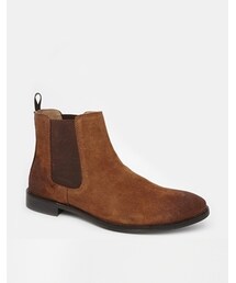 asos | ASOS Chelsea Boots in Suede - Tan(ブーツ)