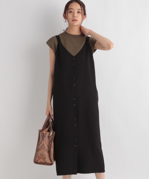 Andemiu（アンデミュウ）の「フロントボタンジャンスカ（スカート・ブラック/ブラウン/ベージュ）」の10枚目の写真