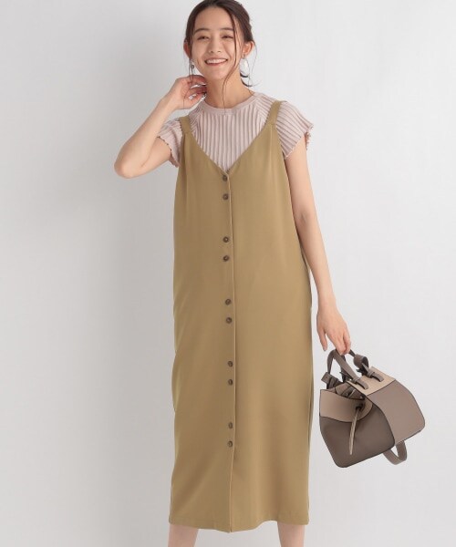 Andemiu（アンデミュウ）の「フロントボタンジャンスカ（スカート・ブラック/ブラウン/ベージュ）」の13枚目の写真