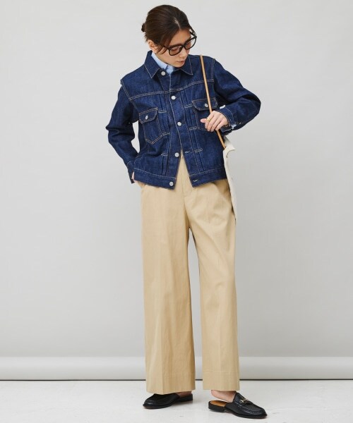 パンケーキミックス！Curensology ハイカウントチノパンツ パンケーキミックス！Curensology ハイカウントチノパンツ