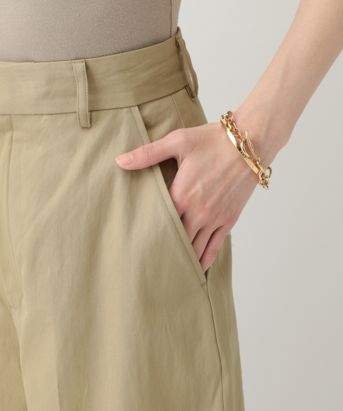 パンケーキミックス！Curensology ハイカウントチノパンツ Curensology（カレンソロジー）の「ハイカウントチノパンツ