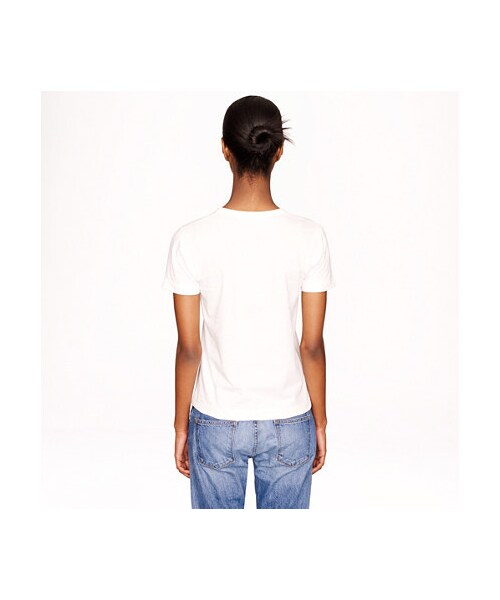 COMME des GARCONS(コムデギャルソン)の「PLAY Comme des Garcons® heart tee in white(Tシャツ/カットソー・レディース・white・SMALL)」の2枚目の写真