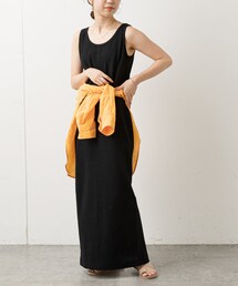 Omekashi | テレコノースリーブワンピース(ワンピース)