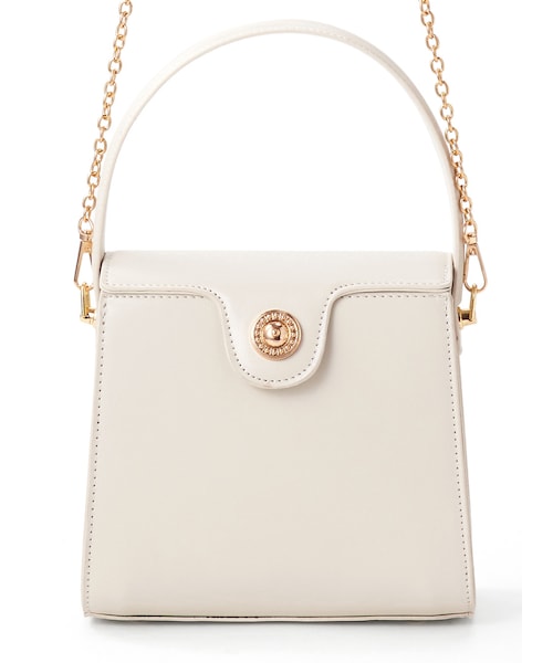 GRL（グレイル）の「2Way台形ショルダーバッグ（ショルダーバッグ・レディース・キャメル/グリーン/アイボリー・F）」の2枚目の写真