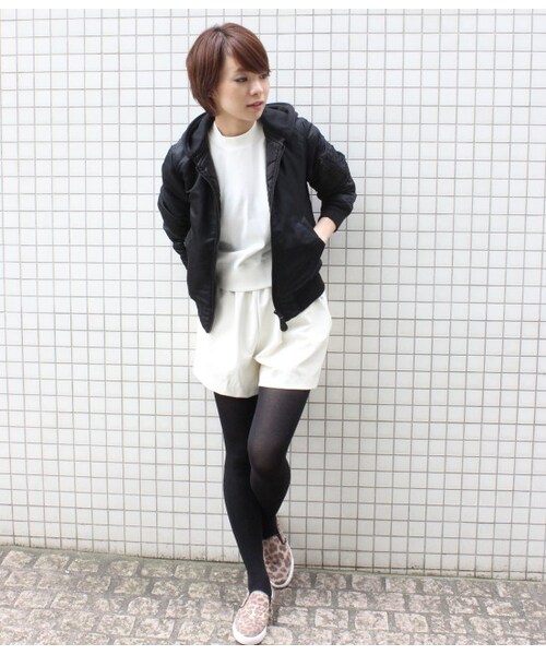 ADAM ET ROPE'（アダムエロペ）の「【入荷メール受付】ALPHA ×Adam et Rope'　MA-1（ブルゾン・レディース・ブラック/パープル系・XS/M）」の13枚目の写真