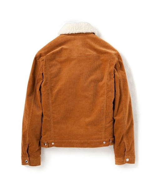 Maison Kitsune（メゾンキツネ）の「TRUCKER JACKET（ブルゾン・メンズ・ブラック/キャメル系/ネイビー系・S/M）」の5枚目の写真