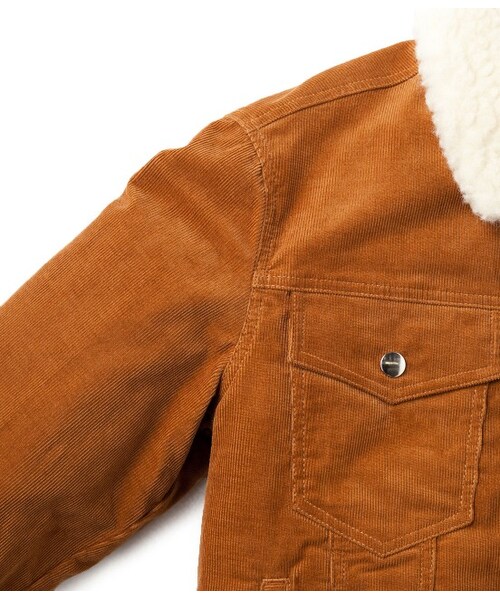 Maison Kitsune（メゾンキツネ）の「TRUCKER JACKET（ブルゾン・メンズ・ブラック/キャメル系/ネイビー系・S/M）」の7枚目の写真