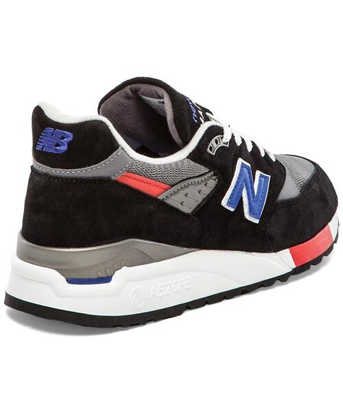 NEW BALANCE（ニューバランス）の「New Balance Made in USA M998（スニーカー・メンズ・Black Blue・10.5/8.5/11/9/12/9.5/8/10）」の2枚目の写真