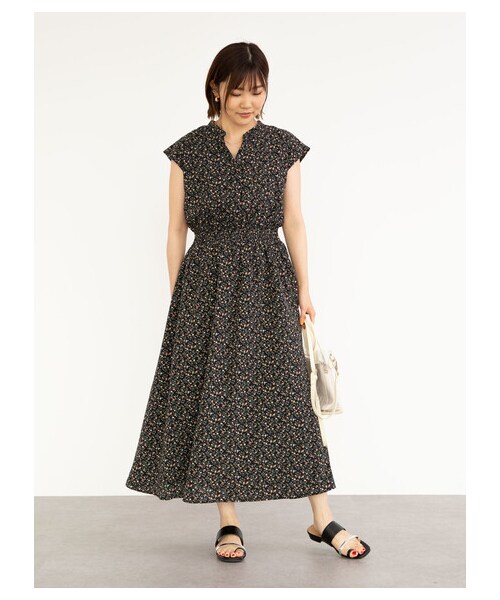 Green　Parks（グリーンパークス）の「≪USED≫・ELENCARE DUE フラワーptスキッパーワンピ（ワンピース/ドレス・アイボリー/ブラック/イエロー/グリーン・F）」の16枚目の写真