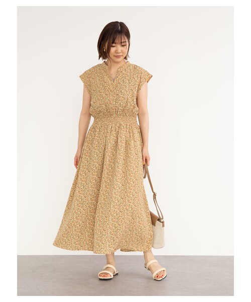 Green　Parks（グリーンパークス）の「≪USED≫・ELENCARE DUE フラワーptスキッパーワンピ（ワンピース/ドレス・アイボリー/ブラック/イエロー/グリーン・F）」の14枚目の写真