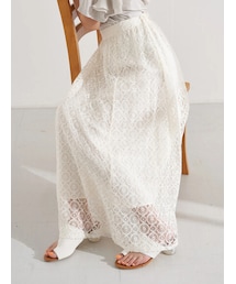 earth music&ecology | 選べるレーススカート(サークル)(スカート)