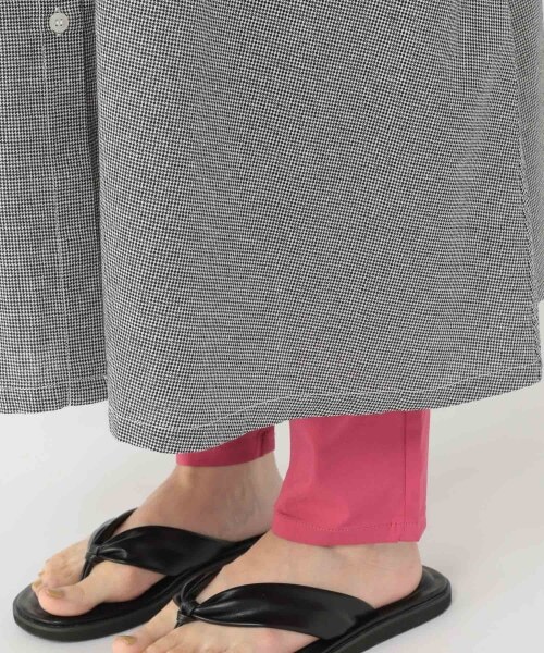 studio CLIP（スタディオクリップ）の「デザインバンドカラーシャツワンピース（ワンピース/ドレス・ホワイトチェック/チドリチェック/ドット/インディゴ・F）」の11枚目の写真