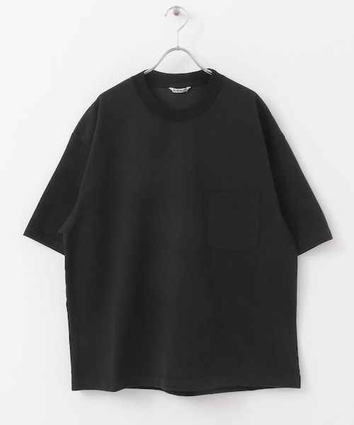★韓国の人気★【AURALEE】★STAND-UP SHORT SLEEVE T SHIRT★ ☆韓国の人気☆【AURALEE】☆STAND-UP SHORT SLEEVE T SHIRT☆
