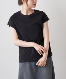 PUAL CE CIN | 【サステナブル】オーガニックコットンフレンチスリーブT(Tシャツ/カットソー)