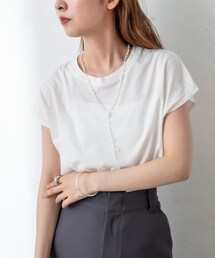 mystic | オーガニックコットンフレンチスリーブTシャツ(Tシャツ/カットソー)