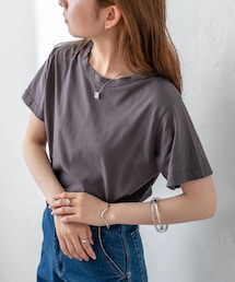 mystic | オーガニックコットンクルーTシャツ(Tシャツ/カットソー)