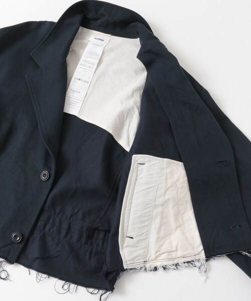 doublet SILK CHINO CUT-OFF JACKET