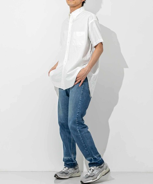 Graphpaper / Oxford B.D. Box Shirt サイズ1 25SS】Graphpaper Oxford L/S B.D Box Shirt 