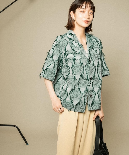 KBF（ケイビーエフ）の「【WEB限定】カットジャガードハーフ