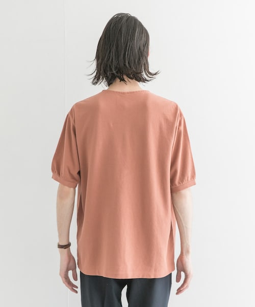 Scye Garment Dyed Henley Neck Shirts