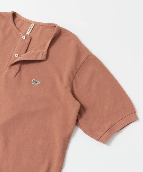 Scye Garment Dyed Henley Neck Shirts