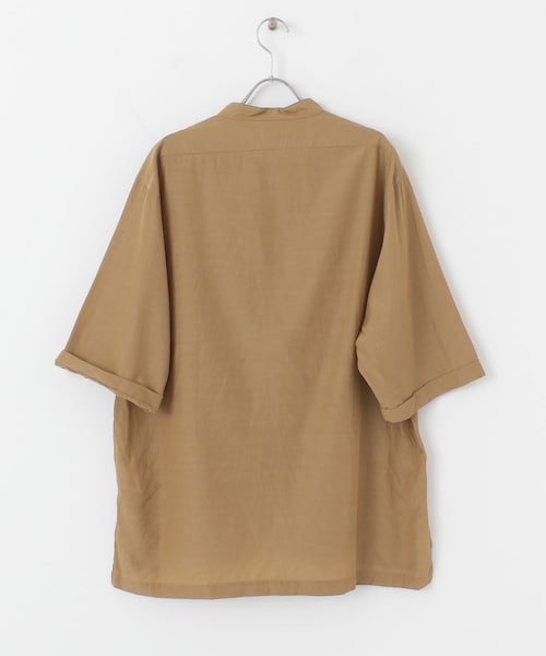 美品　STILL BY HAND キュプラコットンのプルオーバーシャツ　L STILL BY HAND（スティルバイハンド）の「【WEB限定】STILL BY