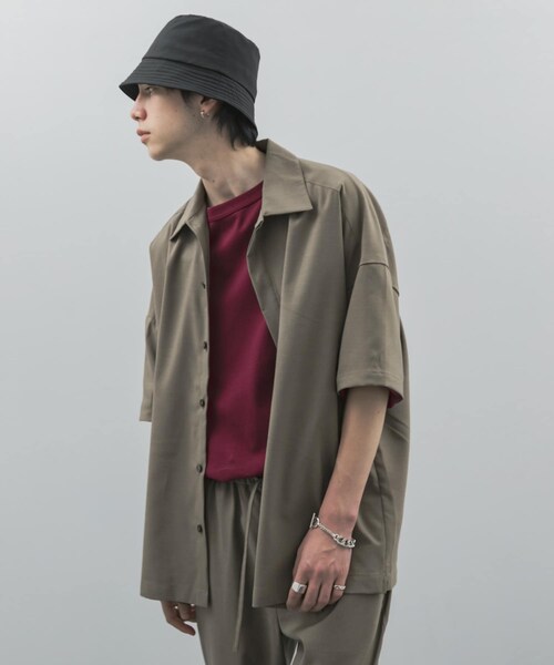 URBAN RESEARCH iD LINEN LIKE SHORT-SLEEVE SHRITS